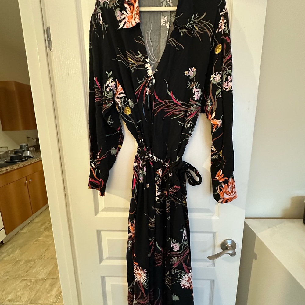 Floral Wrap Dress